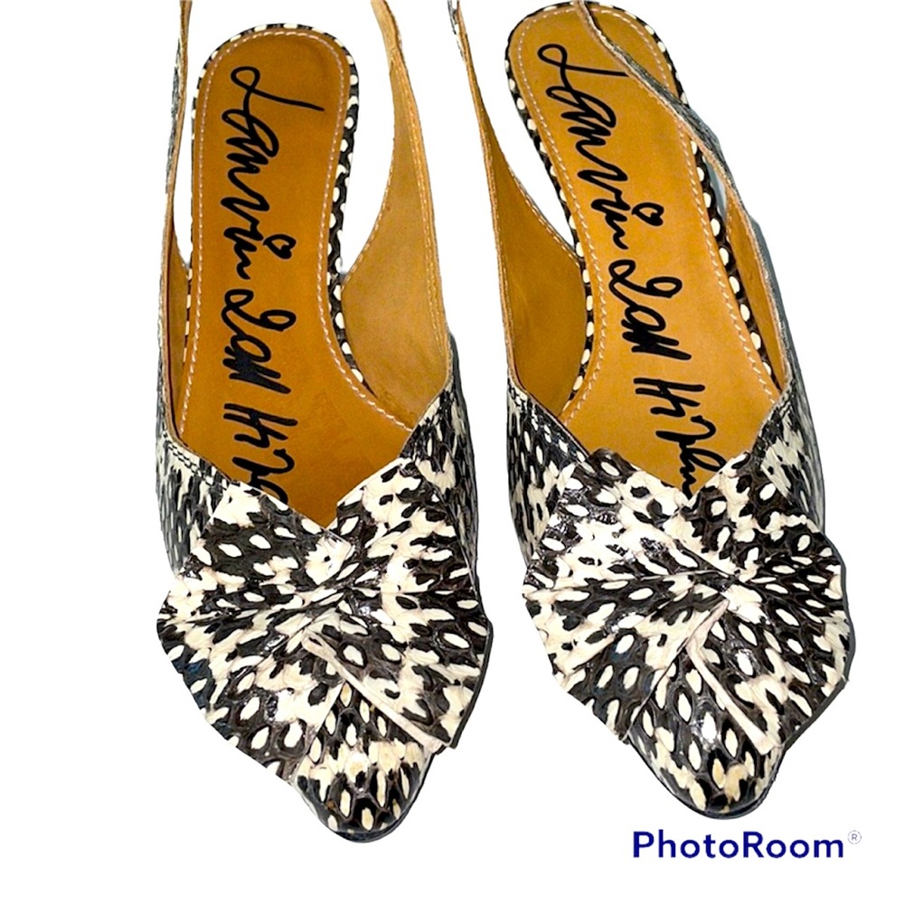 LANVIN sling backs, kitten heel, 39 EU, NWT